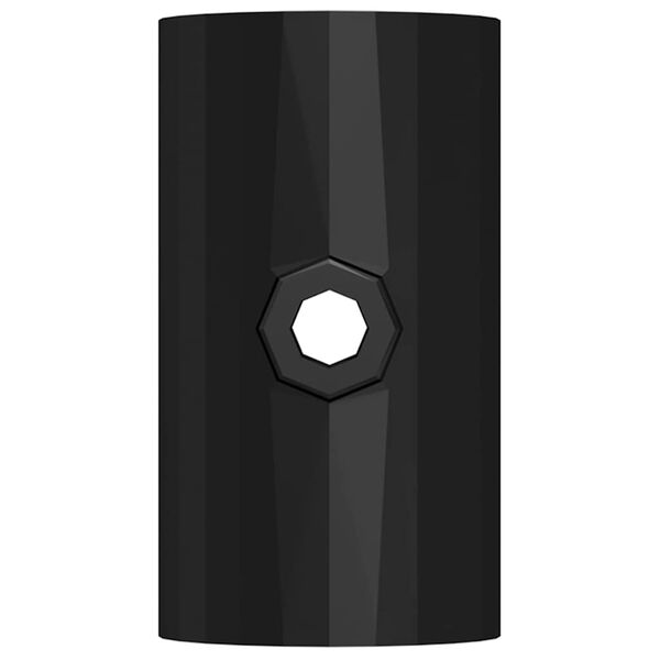 vidaXL Fotball Bordstoppere 10 pcs Svart 1,7 x 1,7 x 3,2 cm PP