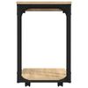 vidaXL Sidebord med hjul sonoma eik 50x35x55,5 cm konstruert tre