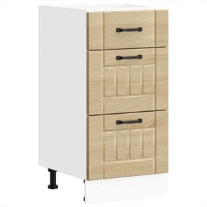 vidaXL Kj&oslash;kken underskap Lucca sonoma eik konstruert tre