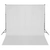 vidaXL Fotostudiosett med softbokslys og bakgrunn
