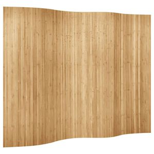 vidaXL Romdeler bambus bredde 250 cm h&oslash;yde 165 cm naturell