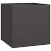 vidaXL Plantekasse svart 80x80x80 cm st&aring;l