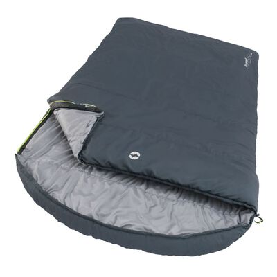 Outwell Dobbel sovepose Campion Lux med venstre glidelås mørkegrå