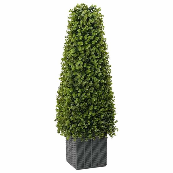 vidaXL Eukalyptus Gress T&aring;rn gr&oslash;nn 27 x 27 x 90 cm Plast