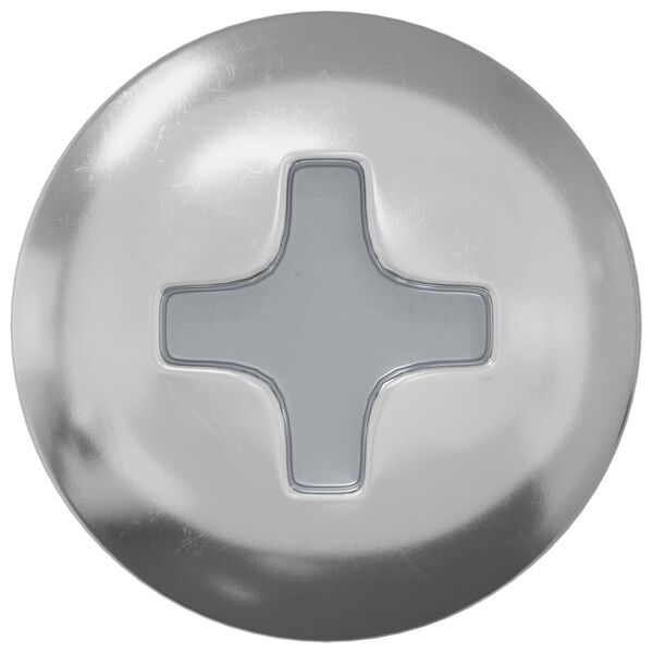 vidaXL Treskrue 2 pcs s&oslash;lv &Oslash; 8,6 x 31 mm Jern