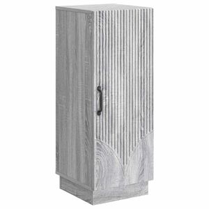 vidaXL Serviesskap Gr&aring; sonoma 33 x 34,5 x 87 cm Konstruert tre