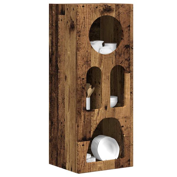 vidaXL Serviesskap Gammelt tre 40 x 35 x 100.5 cm Konstruert tre