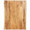 vidaXL Bordplate heltre akasie 80x(50-60)x2,5 cm