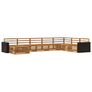 vidaXL Utend&oslash;rs sofa-sett 8 pcs Naturlig