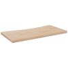 vidaXL Skrivebord 80x40x2,5 cm heltre furu