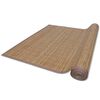 vidaXL Bambusteppe 100x160 brun