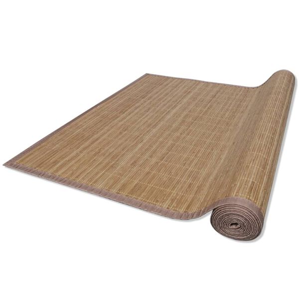 vidaXL Bambusteppe 100x160 brun
