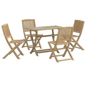 vidaXL Hagespisegruppe 5 deler heltre akasie