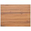 vidaXL Veggmontert baderomsskap 60x45x30 cm heltre teak