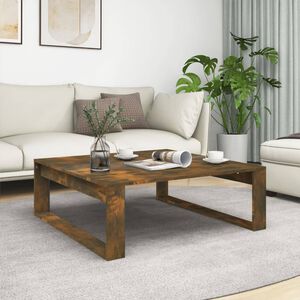 vidaXL Salongbord r&oslash;kt eik 100x100x35 cm konstruert tre