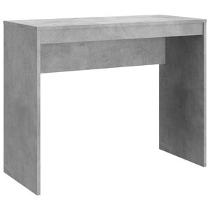 vidaXL Skrivebord betonggr&aring; 90x40x72 cm konstruert tre