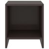 vidaXL Nattbord 2 stk mørkebrun 35x30x40 cm heltre furu