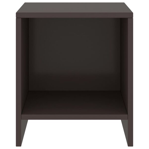 vidaXL Nattbord 2 stk mørkebrun 35x30x40 cm heltre furu