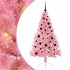 vidaXL Kunstig Forh&aring;ndsopplyst Juletre med 150 LED Rosa 150 cm PVC