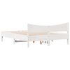 vidaXL Sengeramme uten madrass hvit 160x200 cm heltre furu