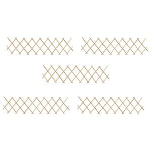 vidaXL Espaliergjerder 5 stk gran 180x30 cm