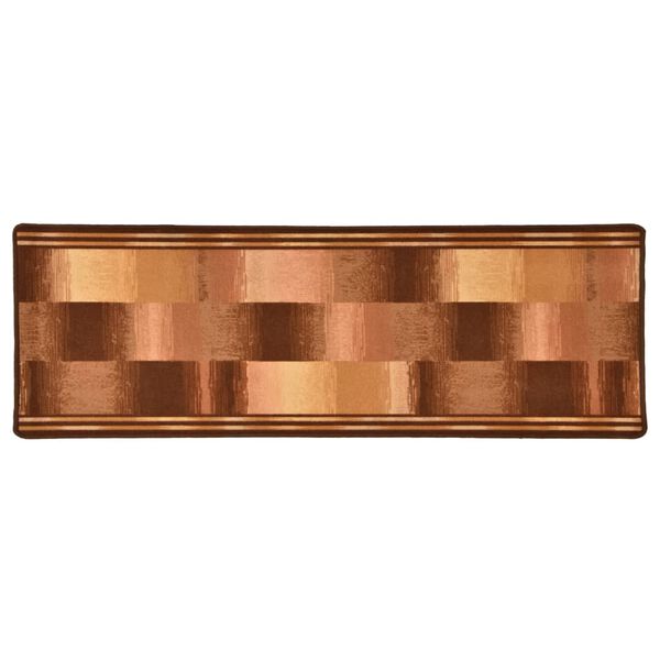 vidaXL Teppel&oslash;per gelbelagt bakside 67x150 cm blokk beige