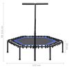 vidaXL Trim-trampoline med håndtak 122 cm