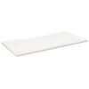 vidaXL Skrivebord hvit 100x50x2,5 cm heltre furu