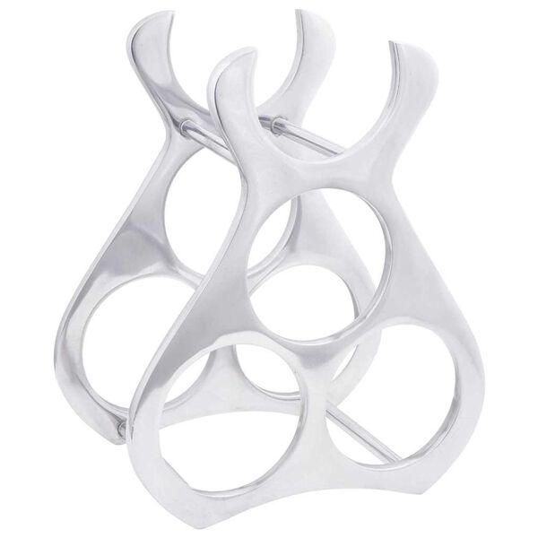 vidaXL Vinhylle s&oslash;lv 23 x 14 x 28 cm Aluminium