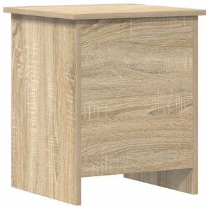 vidaXL Oppbevaringskiste Sonoma eik 40 x 40 x 50 cm Konstruert tre