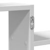 vidaXL Vegghylle hvit 104x15x49 cm konstruert tre