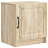 vidaXL Nattbordskap Sonoma eik 43 x 34,5 x 47 cm Konstruert tre