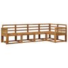 vidaXL Utend&oslash;rs sofa-sett 5 pcs Naturlig Solid akasietre
