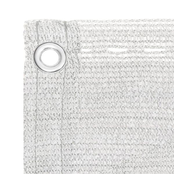 vidaXL Balkongskjerm hvit 120x400 cm HDPE