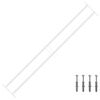 vidaXL Sikkerhetsgitter for vinduer med 2 tverrbjelker 93-174 cm