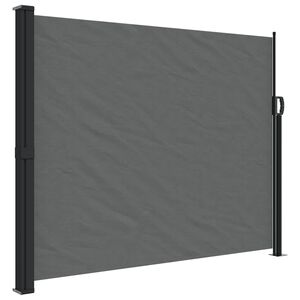 vidaXL Uttrekkbar sidemarkise antrasitt 160x300 cm