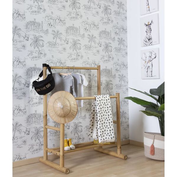 CHILDHOME Babyteppe 100x80 cm jersey leopard