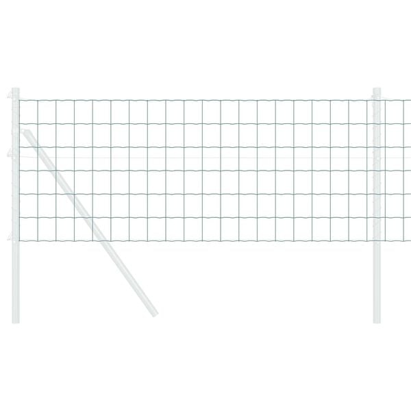vidaXL Euro gjerde grønn 0,6 x 50 m PVC-belagt jern
