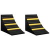 vidaXL Stoppekloss 2 stk 29x16x19 cm gummi