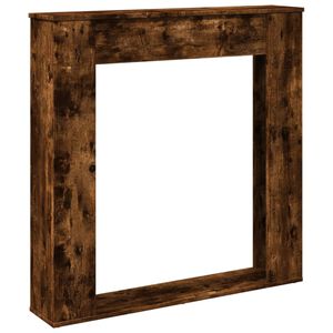 vidaXL Peisramme r&oslash;kt eik 100x20x100 cm konstruert tre