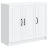 vidaXL Serviesskap Hvit 89 x 34,5 x 77 cm Konstruert tre