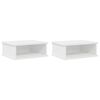 vidaXL Nattbord 2 pcs Hvit 40 x 31 x 15 cm Konstruert tre