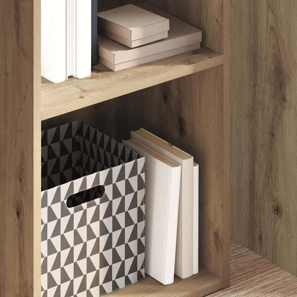 vidaXL Bokhylle artisan eik 40x30x152 cm konstruert tre