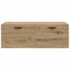 vidaXL Vegghengt skap Artisan Eik 100 x 36,5 x 35 cm Konstruert tre