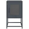 vidaXL Nattbord antrasitt 36x39x60,5 cm kaldvalset st&aring;l