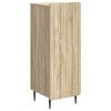 vidaXL Serviesskap Sonoma eik 34,5 x 33 x 92 cm Konstruert tre