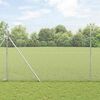 vidaXL Gjerdep&aring;le s&oslash;lv 50 x 1,5 m (13 mm netting) St&aring;l