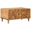 vidaXL Kaffebord Brun 80 x 50 x 40 cm Massiv mango tre