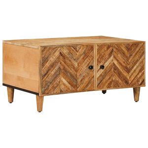 vidaXL Kaffebord Brun 80 x 50 x 40 cm Massiv mango tre