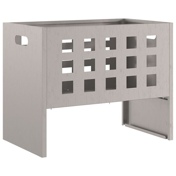 vidaXL B&aring;lplass Brun 50 x 30 x 40 cm St&aring;l